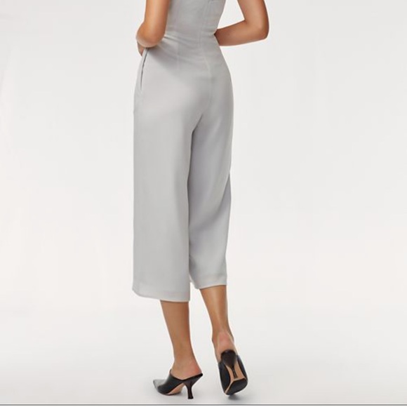 Black Strapless Fitted Jumpsuite - Picture 4 of 7